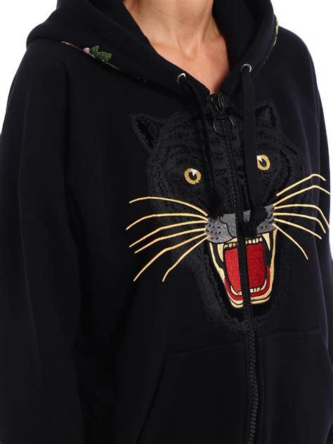 gucci tiger patch hoodie|Gucci slides with tiger.